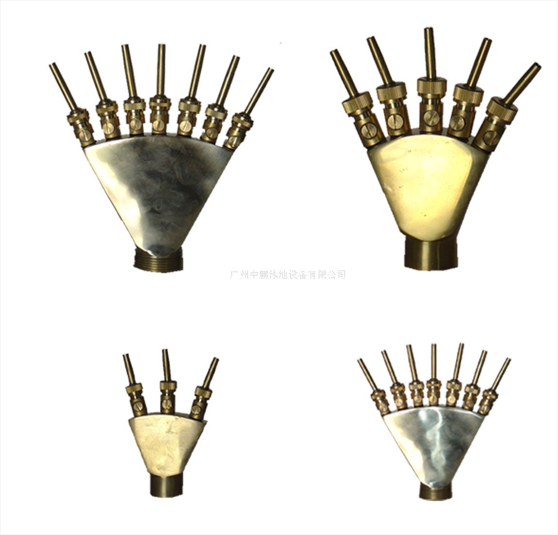 廣州生產研發(fā)水景噴泉鳳尾噴頭泳池設備廠家